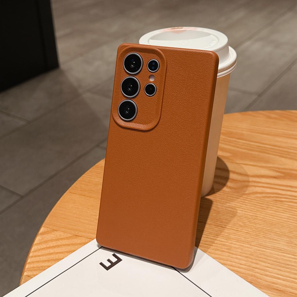 Phone Case For Samsung A05 A12 A16 A52  A53 S25 Redmi 10 14C Note10 Note14 Xiaomi 11Lite PocoC75 Luxury Leather Texture Soft Silicone Protection Cover