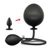 Inflatable Silicone Anal Plug Dilator Expandable Pump Butt Silicone Huge Anus Prostate Massager Anal Sex Toy For Men Couples