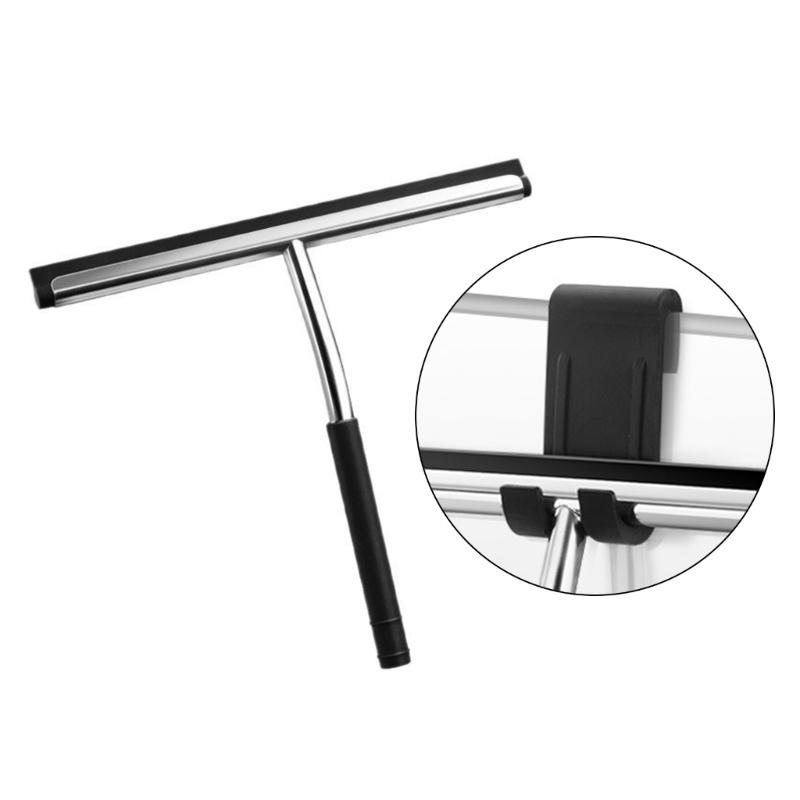 Silicones Squeegee Shower Window Cleaner With Ergonomic Handle For Bathroom Mirror Glass Tile Efficient Scrubbing Tool