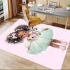 1PC flower dress Anti-slip carpet, suitable for Office, bedroomand playrooms. It can also be used as a sofa footrest cover-W87