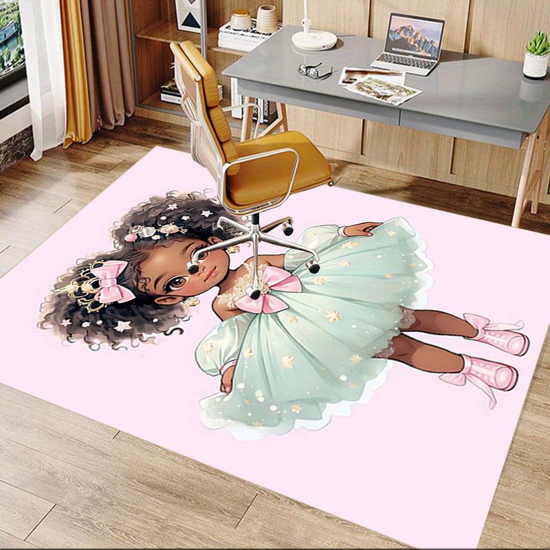 1PC flower dress Anti-slip carpet, suitable for Office, bedroomand playrooms. It can also be used as a sofa footrest cover-W87
