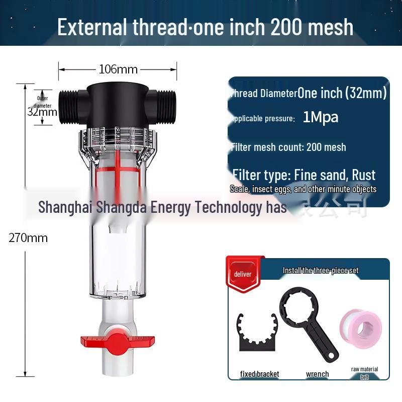 Aquarium Auto-Reinigungs-Fischabfallfilter mit selbstentleerendem Sand-Vorfilter