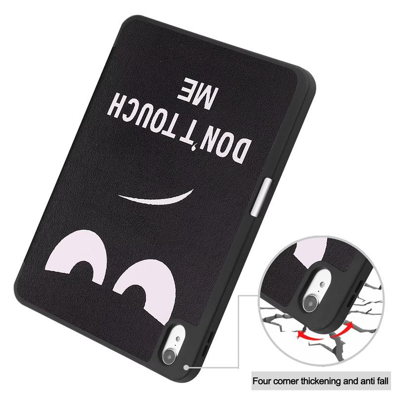 Tri-Folding Back Smart Cover with Pencil Holder For Apple iPad 2025 Mini 4 5 6 7Air M2 M3 A17 pro M4 12.9 13 11 A16 Cartoon Case