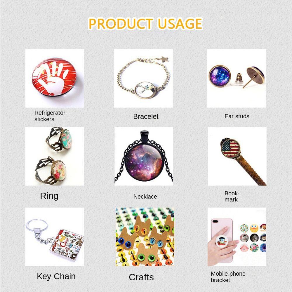 20pcs/10pairs 6mm-20mm Puppet Crystal Eyes Plastic Glitter Crystal Eyes  DIY Doll Accessories