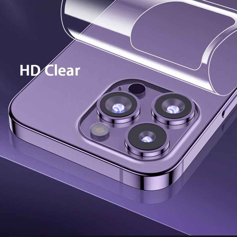 Three pieces of iPhone 17/16/15/14/13/12/11Pro Max/X/XS/XR soft back screen hydrogel film full coverage protective film