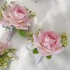 Silk Wedding Brooch Artifical Groom's Chest Flower Elegant Rose Boutonniere  Wedding Accessories