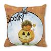 Halloween Horror Pumpkin Print Pattern Cushion Cover for Home Living Room Sofa Decoration Square Polyester Pillowcase