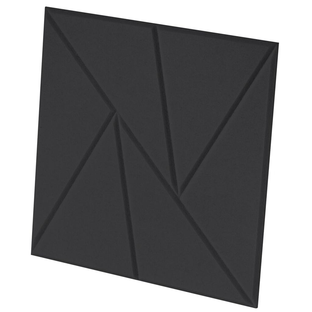 18 Pack Acoustic Wall Panels 11.8 x 11.8 x 0.4 inch Self-Adhesive Black