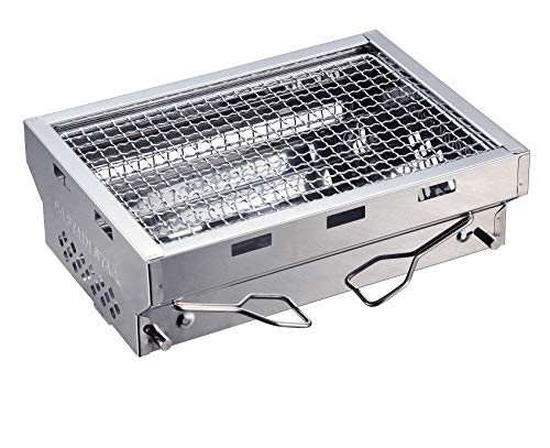Captain Stag UG-62 Stainless Steel Solo Grill Compact Barbecue Stove