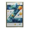 Plakat Z Literą Z W Galaktyce Plakat Z Literą Z W Galaktyce, 50X70 Cm, Rama Drewniana Jasny Dąb, Papier Matowy 230 Gsm
