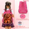 One Piece Mochila 16-Inch Cartoon Pink Lightweight Durable Children's School Backpack Ideal Gifts For Boys And Girls Ages 6-10