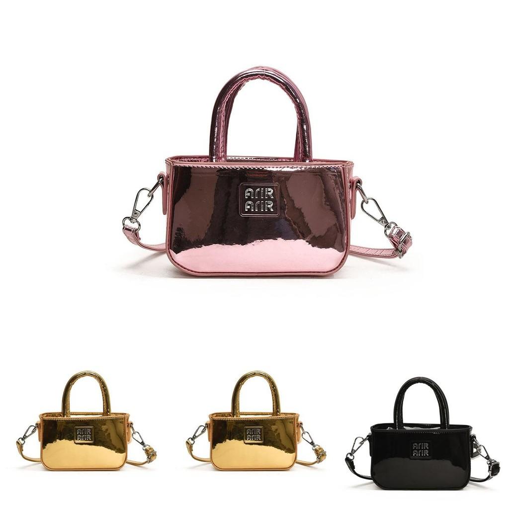 Trendy Mini Handbag For Kids Sleek And Modern Laser Glossy Finish Stylish Design