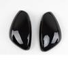 Car Upgrade Matte Black Carbon Fiber Mirror Cover For Peugeot 208 2008 - ABS Rearview Side Door Cap Trim