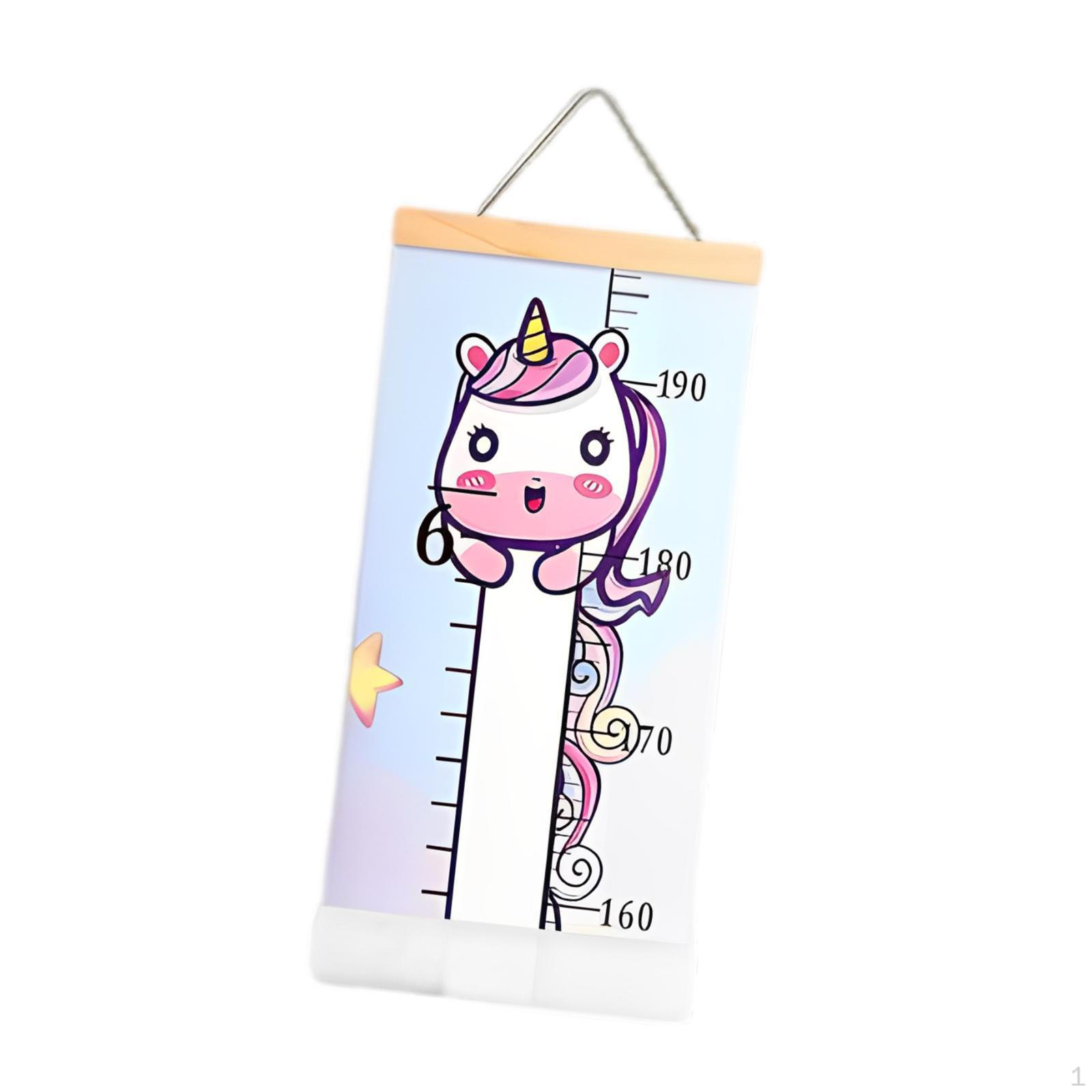 Children's Height Chart, Growth Record, Wall Hanging Ruler for Playroom Decoration Lamb
