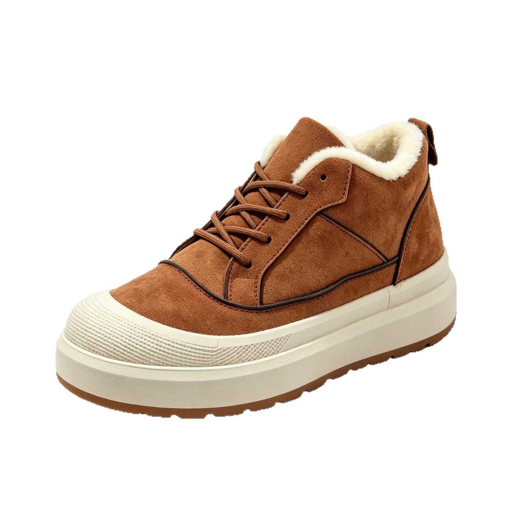 Autumn and winter new hair generation women's velvet casual shoes anti-collision hemming toe non-slip and wear-resistant baseplate shoes