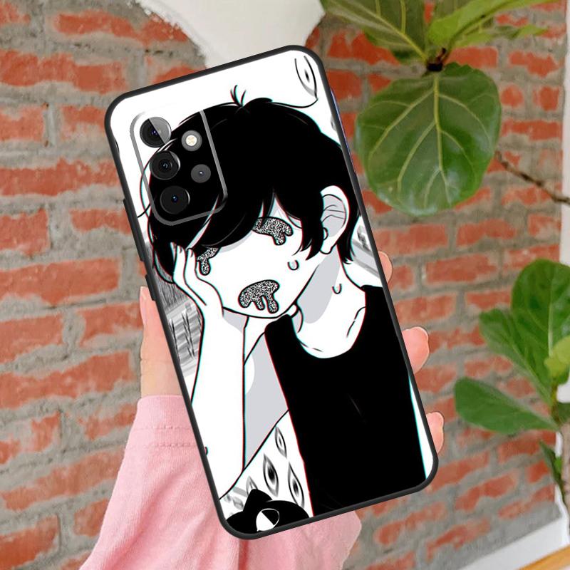Omori Game Fanart Case For Samsung Galaxy A52 A12 A22 A32 A42 A72 A11 A51 A71 A50 A70 A21S A52S Cover Coque