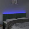 VidaXL Tête de Lit à LED Meuble de Chambre à Coucher Accessoire de Lit Double Tête de Cadre de Lit Intérieur Vert Foncé 3121803