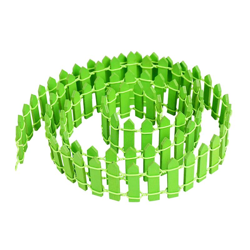 100cm/Rolle 3cm 5cm Holzzaun Holzbarriere DIY Mini Landschaft Feengarten Figuren Miniaturen Zubehör Handgefertigtes Kunsthandwerk