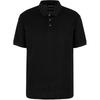 FW24 Logo Velvet Short Sleeve Polo Shirt Men Tops Black 6D1F79-1JOSZ-0999