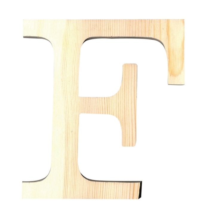 LETTRE F - 11.5 CM - BOIS