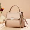 Handbag Women's bag Solid color shoulder messenger bag Versatile fashion simple mother bag