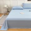 Solid Color Simple Bed Sheet Thickened For Single Double Dorm Home