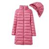 Lightweight Thin Down Jacket Women's Medium-length 2024 Fall and Winter New Hooded Large Size Jacket