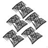 5 Pieces Comb Elastic Hair Clips Crystal Beads for Women