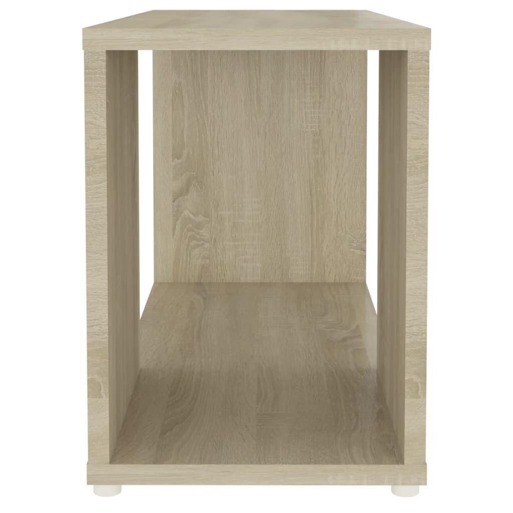 Kreativer TV-Schrank, Wohnzimmer-Beistellschrank, freistehender offener TV-Schrank, 60x24x32 cm