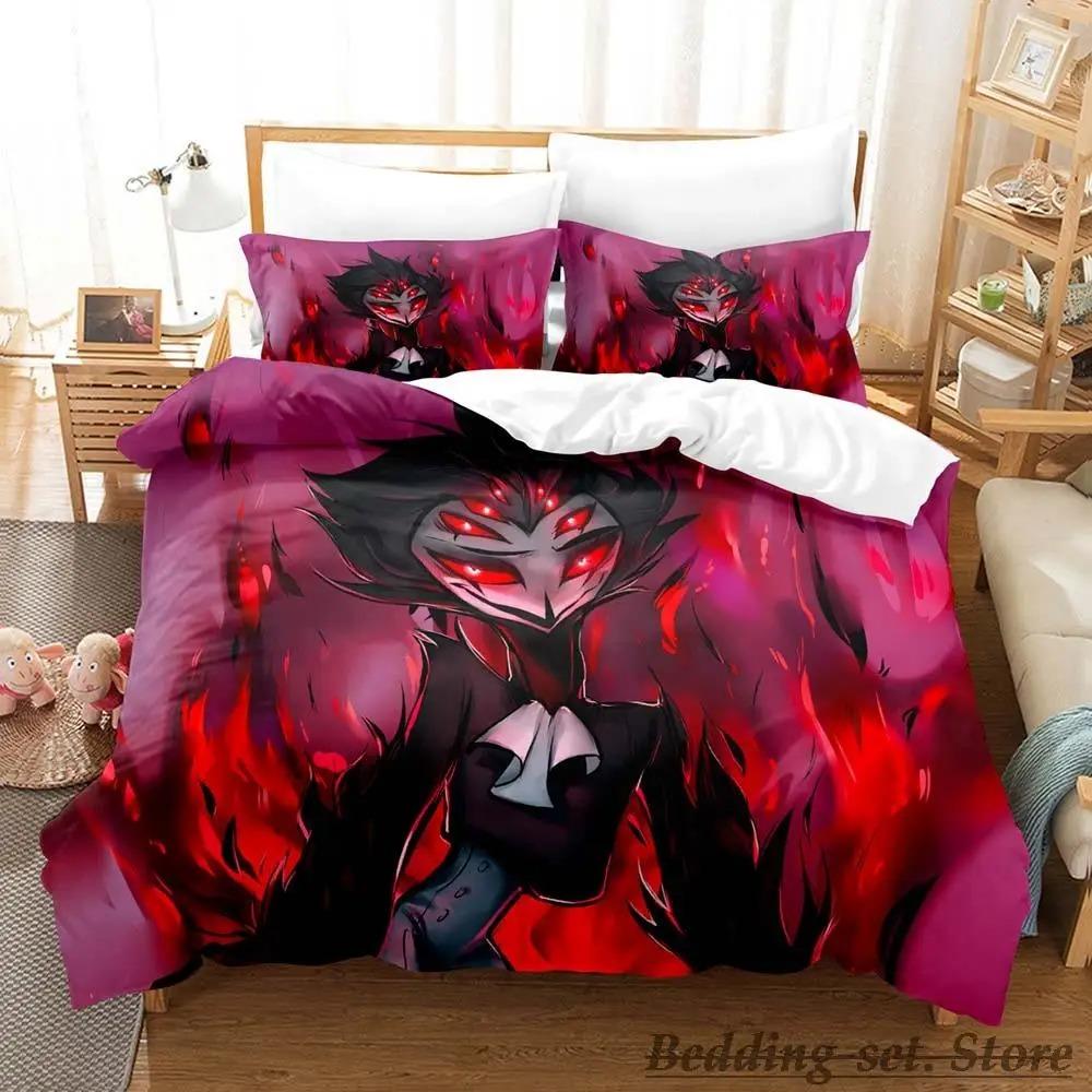 Elegant Lightweight Single Twin Full Queen King Stolas Boss Size Bed Adult Kid Bedroom Duvetcover Sets Anime Parure De Lit Quilt