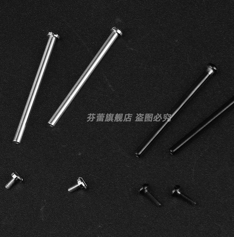 For Casio Watch Strap stainless steel screw rod PRW-3000/3100/6000/6100Y Men resin connector mountaineering watch connecting rod
