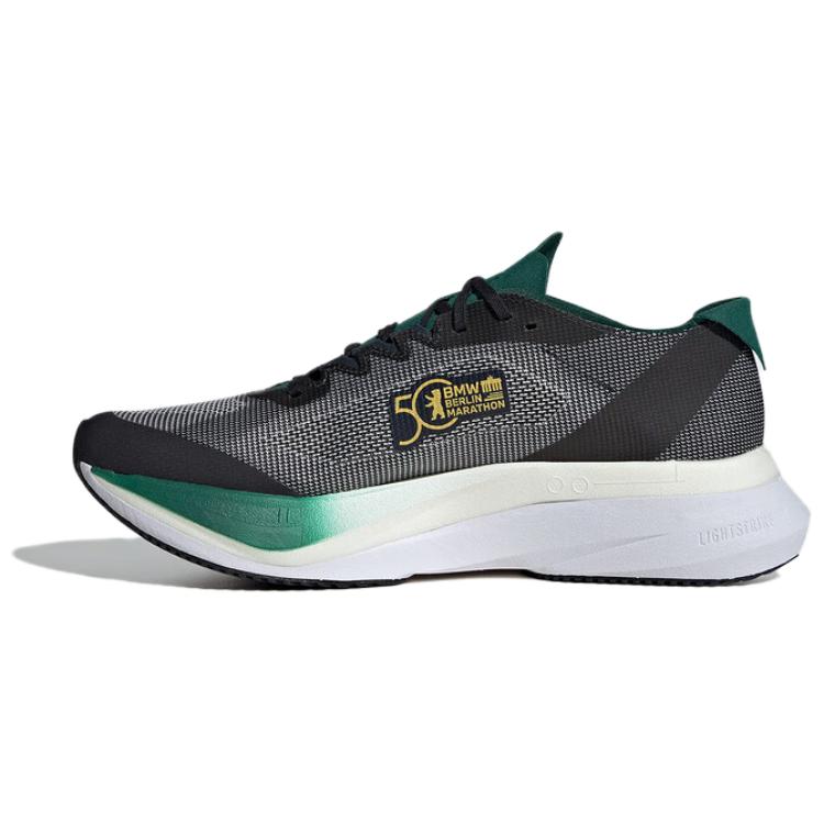 Adidas Adizero Boston 12 Berlin Marathon 2024 Men Sneakers Black Aurora-Ink Matte-Gold JH9642
