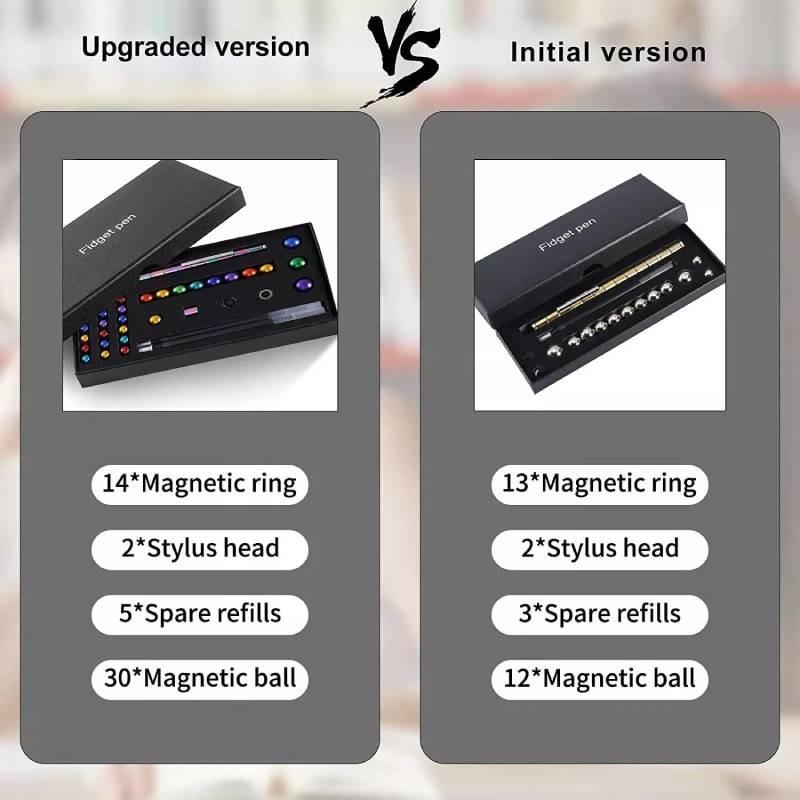 Ball Relief Stress Magnetic Sensory Fidget Toys Kids Adults Magic Pen Toy Diy