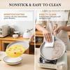 Nonstick Crepe Pan with Spreader, 8 Inch Flat Pan for Roti Indian Griddle Pan Dosa Pan, Tawa Dosa Tortilla Pan Induction Compatible - White