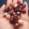 Hand-Carved High Oil Coating Red Agate Chalcedony Beads 10×11mm for DIY Jewelry
