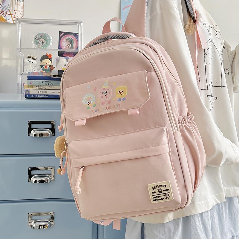 Schoolbag Japanese ins niche schoolbag female backpack junior high school student high school student schoolbag large capacity girl backpack light
