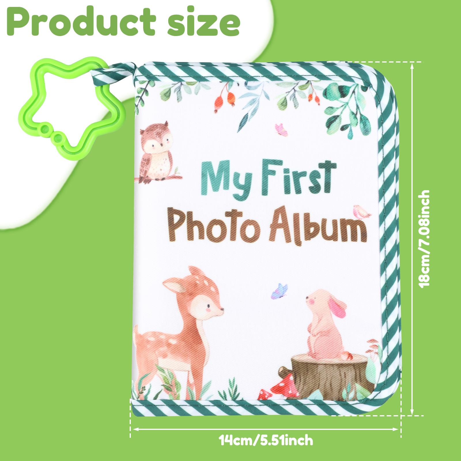 

Baby Photo Album First Year Baby Photo Book Growth Babies Memory Albums Shower Guest Diy Photography Album with Family record