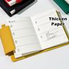 Minimalist PU Leather A7 Notebook Portable To Do List Daily Planner 2026 Schedule Book School Office