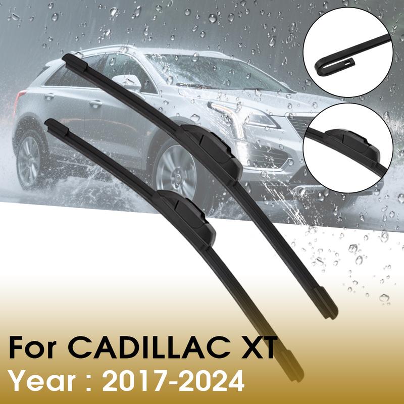 BROSHOO Car Wiper Blade Natural Rubber 2017-2024 For CADILLAC XT XT4 XT5 XT6 Front Windshield Windscreen Cars Accessories