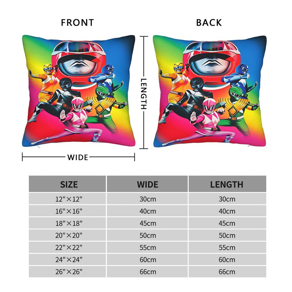 Super Sentai Pillow Case Soft Pillow Cover For Living Room Chair Morden Pillowcases