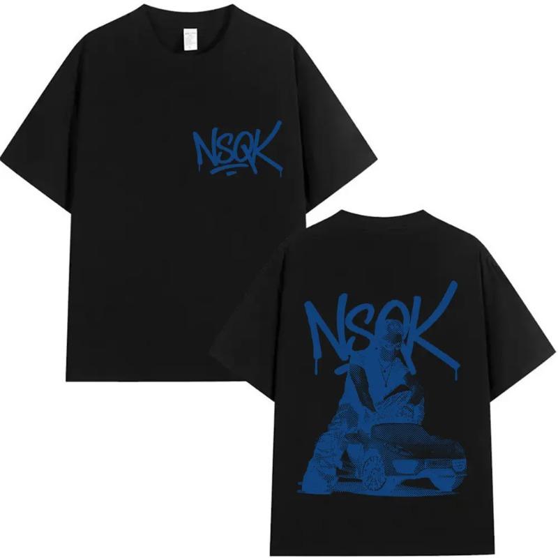 Nsqk Flaco Donde Estas Tour 2025 New Album T Shirts Unisex Unisex Vintage Aesthetic Tshirt Y2k Hip Hop Gothic Short Sleeve Tshirts