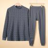 Men's Pure Cotton Mid-high Round-neck Single-piece Long Johns, Top, Elderly Underwear, Cotton Sweater, Autumn and Winter Base Layer