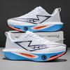 Summer male and female students physical examination racing shoes single net breathable marathon carbon board sports shoes men's shoes