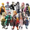 Anime Demon Slayer Kimetsu No Yaiba Figure 15cm Nezuko Tanjirou Mitsuri Shinobu Zenitsu Kyoujurou Action Figural Model Toy Gifts