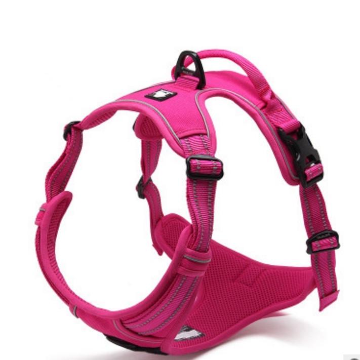 Cheap Dog Harness Truelove Reflective Nylon Service Dog Ves Padded Adjustable Safety Vehicular