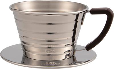 Kalita stal nierdzewna Coffee Dripper Wave Series dla 1 do 2 osób 155S Wyprodukowano w Japonii Naczynie do parzenia kawy 1 2 1 2 Ślub Sześćdziesiąta rocznica