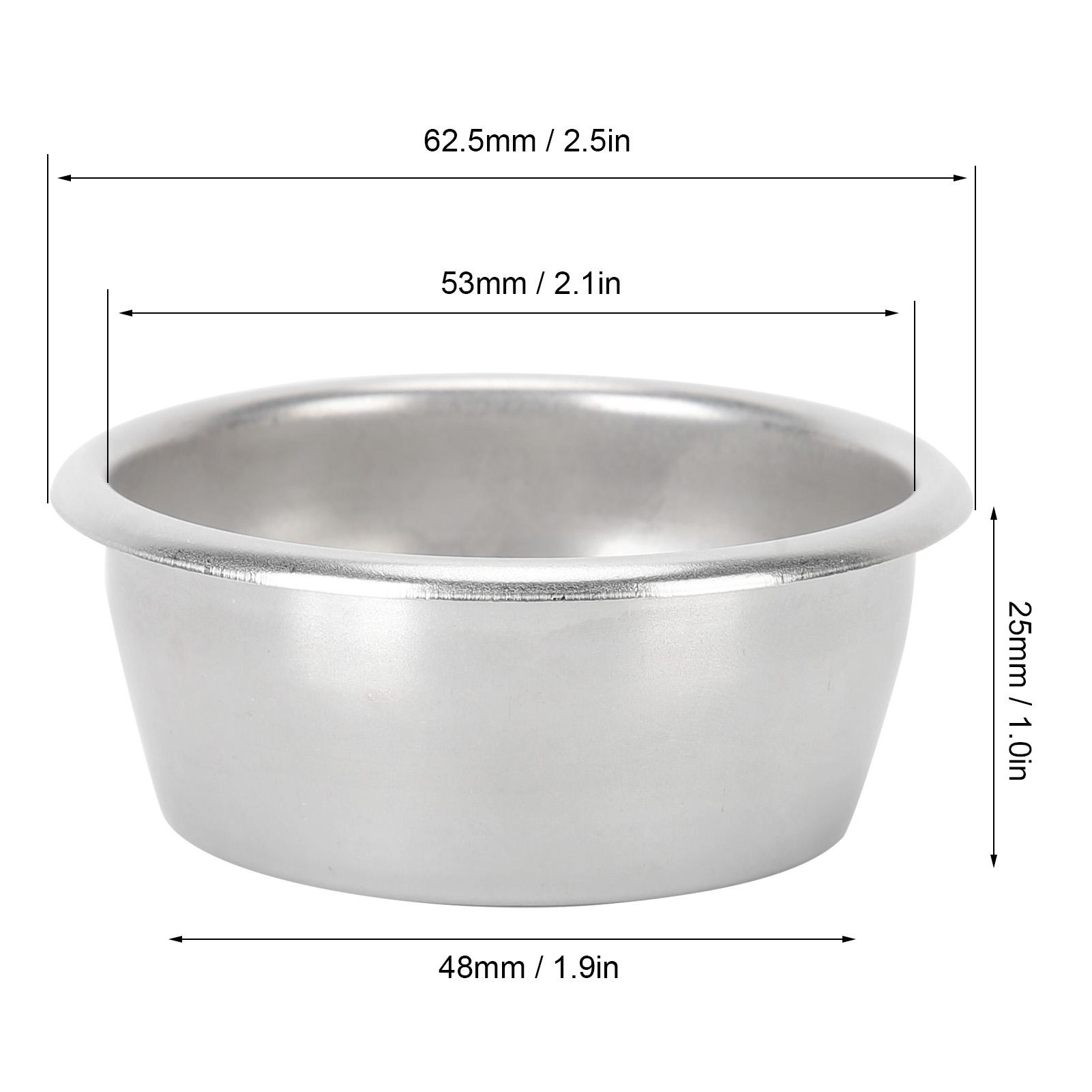 

Корзина кофейного фильтра из нержавеющей стали 53 мм Эспрессо-машина Дриппер Портафильтр Кофеварка Ситечко Экран для кофейной таблетки серебряный