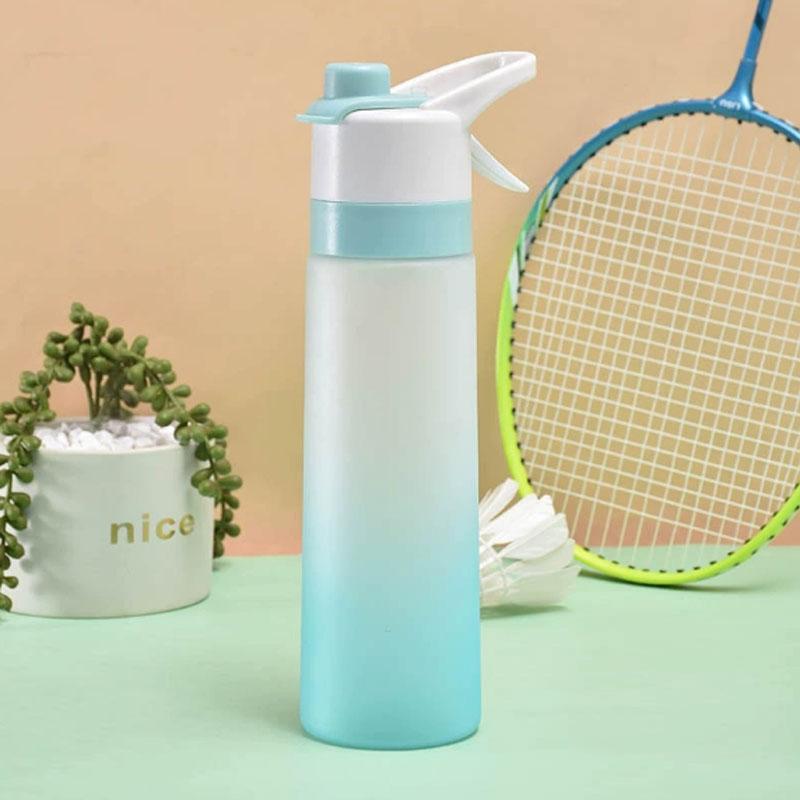 NEW 700ML Sport Spray Mist Water Bottle Cool Down Drinking Kettle Water Cup