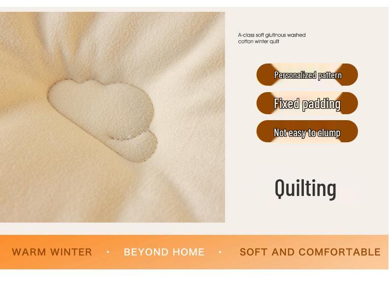 Thickened Cloud Velvet Quilt: Warm Autumn/Winter Comforter, Ideal for Dormitory or Single Bed, Suitable for Spring and Autumn