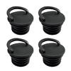 2/4Pcs Kayak Drain Plug Water Stopper Water Retaining Plug With Handle Scupper Stopper Bung Drain Holes Plugs Easy Use